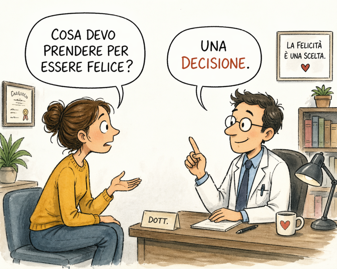 Per essere felici, a volte, serve una decisione