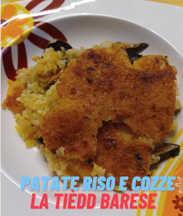 patate riso e cozze tiella barese